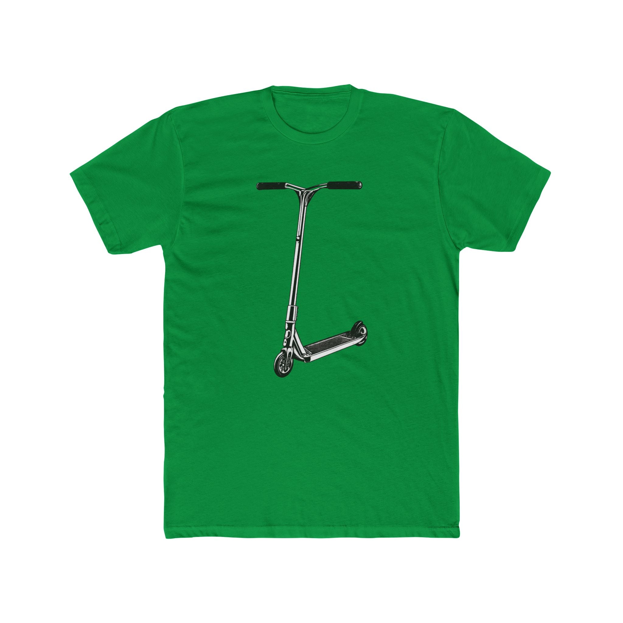 Scooter Outline Side Graphic Tee — Side View Scooter T‑Shirt
