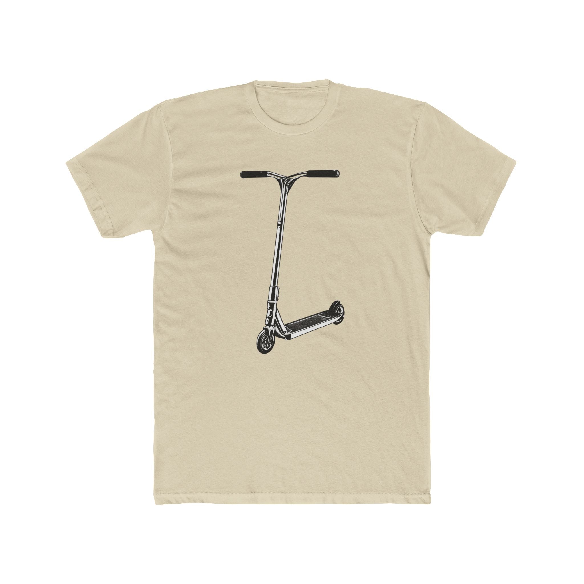 Scooter Outline Side Graphic Tee — Side View Scooter T‑Shirt